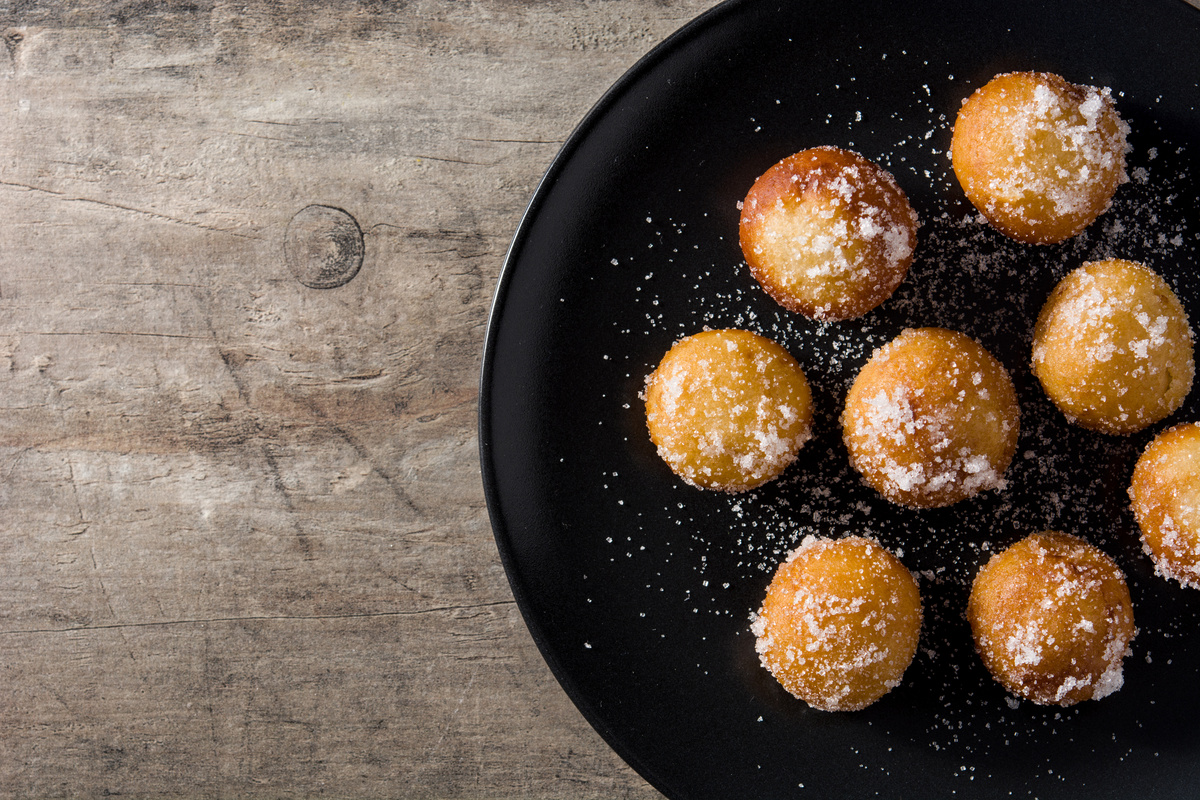 Carnival fritters or wind fritters