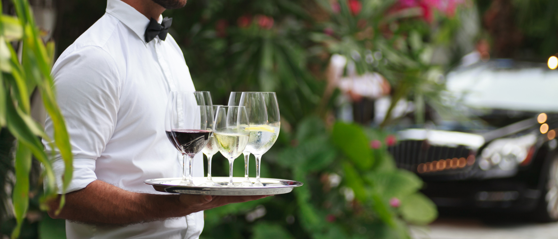 Waiter Serving Wine